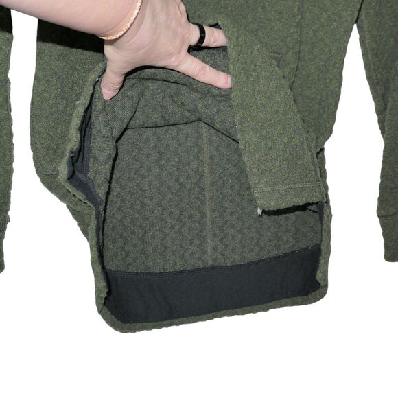 Prana Sz Small Sybil Green Textured Hooded Tunic Long Sleeves Gorp Outdoors - Picture 7 of 7